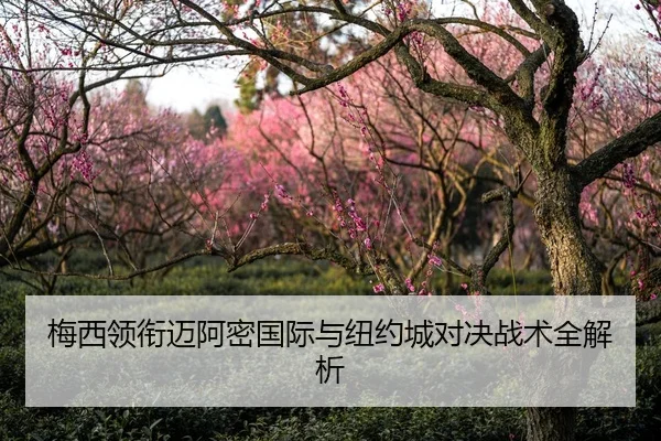 梅西领衔迈阿密国际与纽约城对决战术全解析